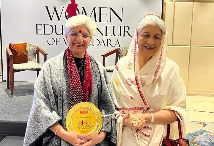 Times of India felicitated our founder director, Mrs Radhika Tandon
